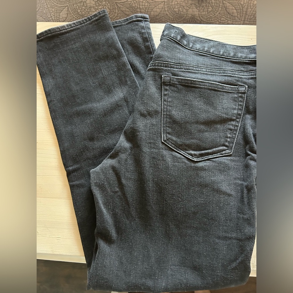 Dark Gray Denim Jeans